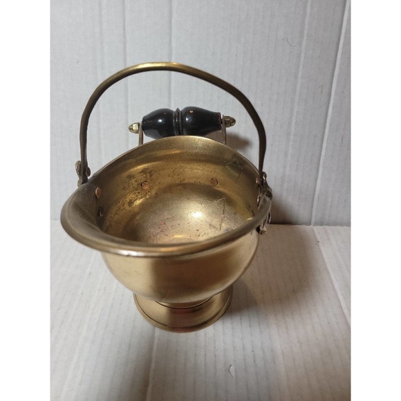 Small Brass/Copper Vintage Coal Scuttle - Picture 3 of 5